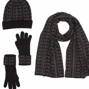 Michael Kors Monogram 3 Piece Knit Set NWT